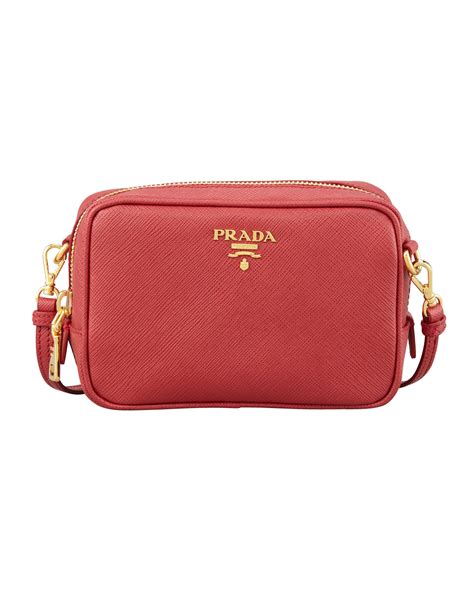 prada saffiano lux crossbody bag red|authentic prada saffiano bag.